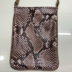 Leather Rock Crossbody Phone Holder Purse